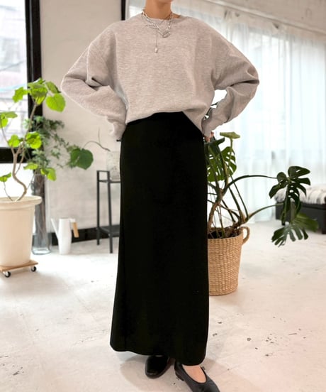 【cafune】615604 waffle relax skirt