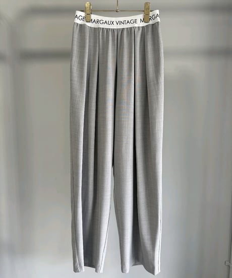 【MARGAUX VINTAGE】PT-26007 - S　ウエストロゴタックパンツ