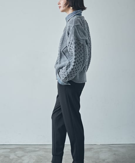 【ruxe 26AW】  2633413 ドッキングカウチンニット