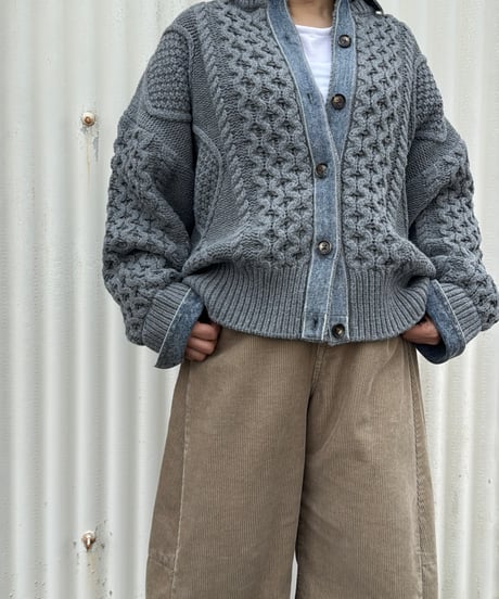 【ruxe 26AW】  2633413 ドッキングカウチンニット