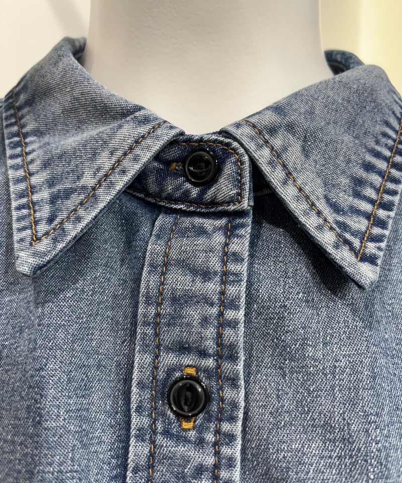 cafune 】 635909 ライトオンスショートデニムシャツ | selectshopB5