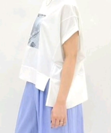 【PASSIONE】526978 フォトプリントTシャツ