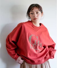 全国送料185円【LalliaMu】2513514 フロッキープリントトレーナー