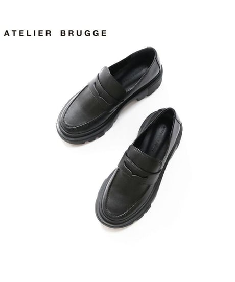 【ATELIER BRUGGE アトリエブルージュ 】25ISM-70  レイン タンクローファー