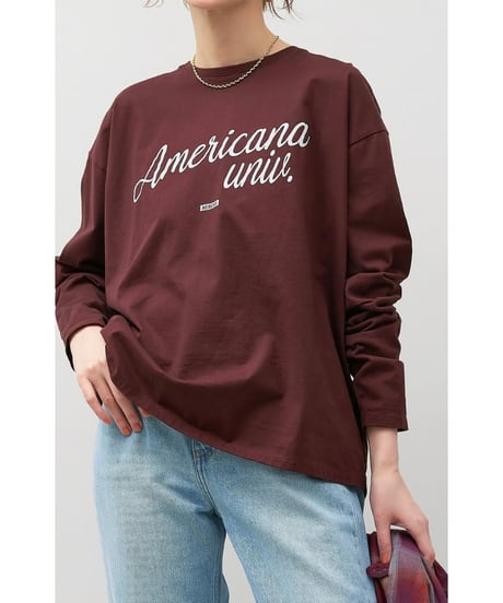 【MICA&DEAL】0125309271 15th ANNIVERSARY 【AMERICANA×MICA&DEAL】 ロングスリーブT-shirt