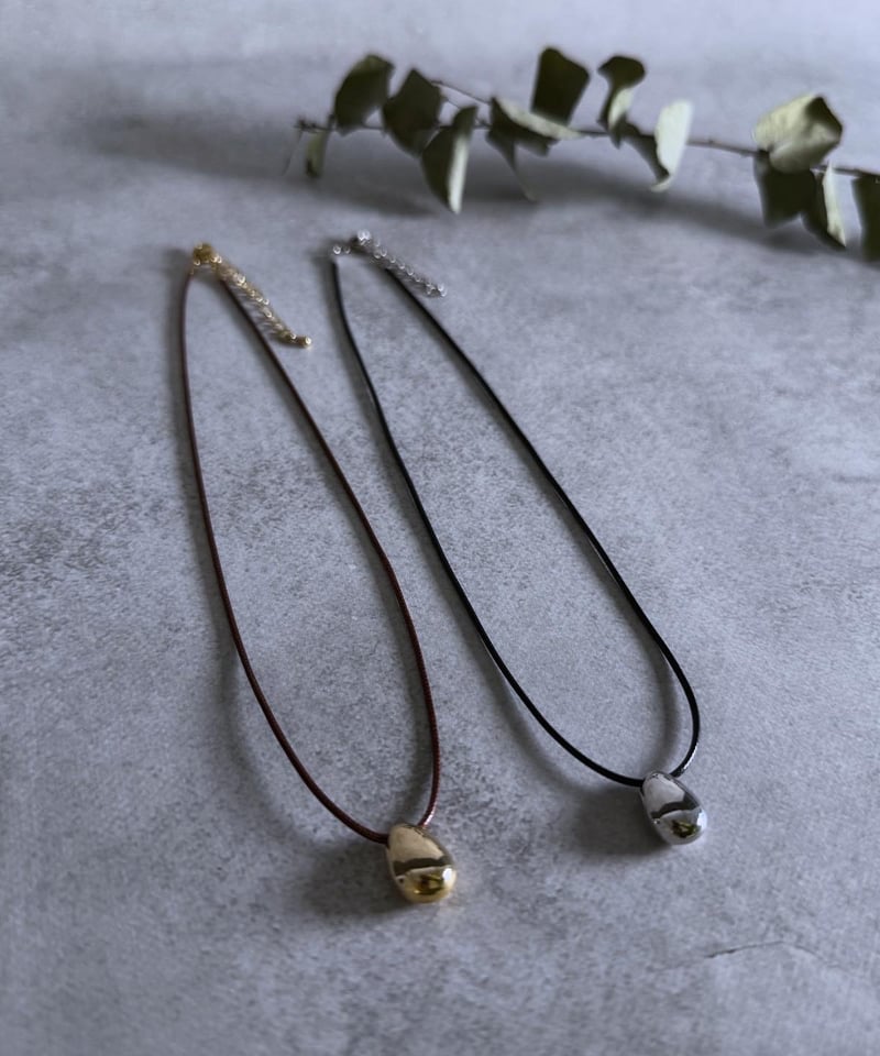 charmaer 26SPRING】216324 ドロップ型コードネックレス | selec