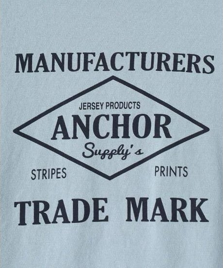 【Harriss】BK251-14214 ANCHORプリントTシャツ
