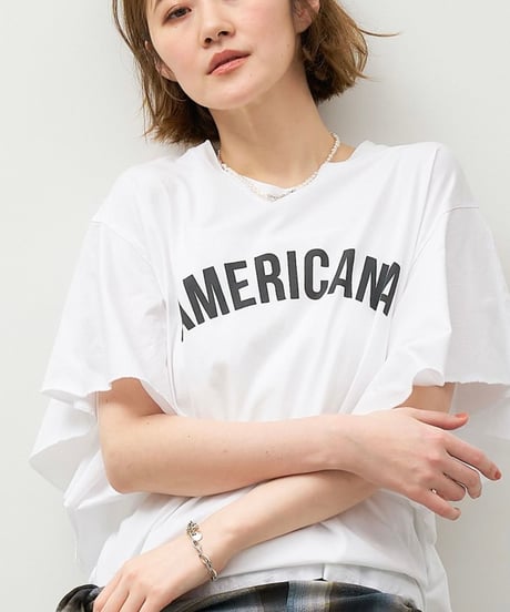 【MICA&DEAL】0125309270 15th ANNIVERSARY フリルスリーブT-shirt