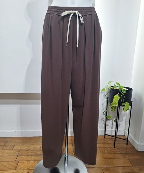【cafune】625603 dry cotton wide easy pants