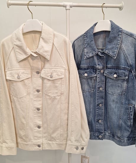 【cafune】515415 raglan sleeve denim jacket