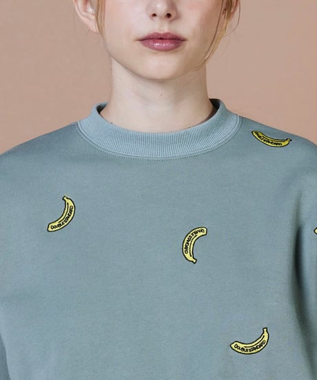 【DOUBLE STANDARD CLOTHING】0208330253 バナナ刺繍スウェット
