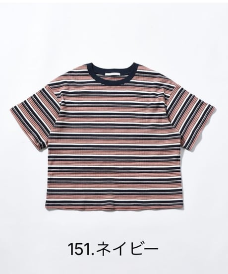 【JOHNBULL】 JL261C12 ランダムテレコボックスTシャツ