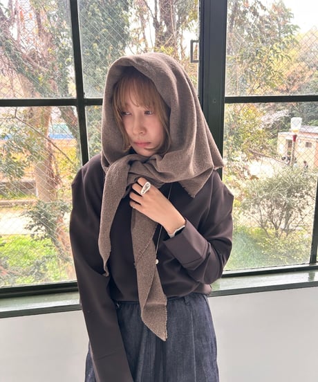 【PRIORITY 26AW】P66250TW ウールブレンドストール