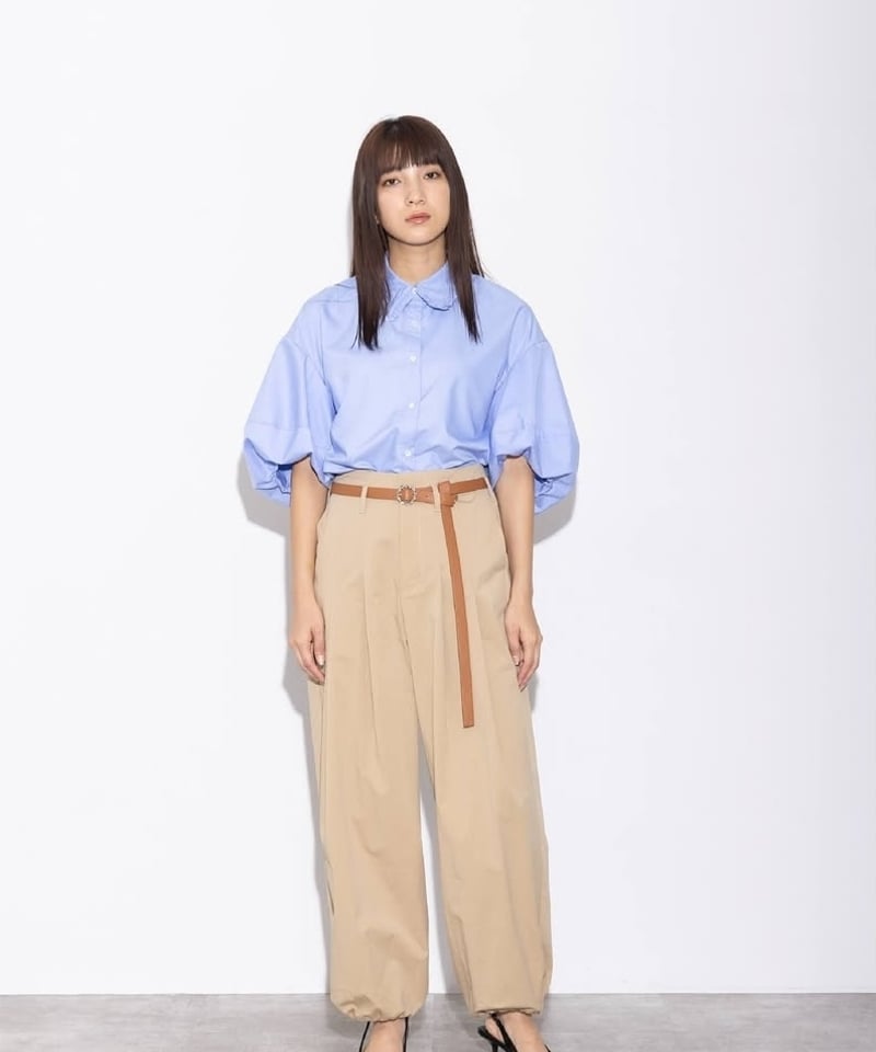 MARGAUX VINTAGE】BL - 26008 - S バルーンスリーブブラウス |