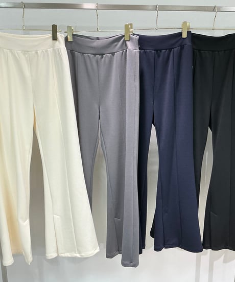 【ayane 26AW】 856727 ポリエステルポンチフレアパンツ