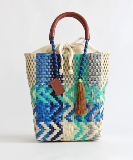 【WOVEN ウーヴン】WOV-MINIT-52 Petite Tote プティトート ミニトート  メキシコ製 カゴバッグ