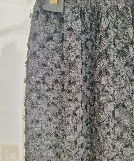 【cafune】  635603　fringe jacquard tight skirt