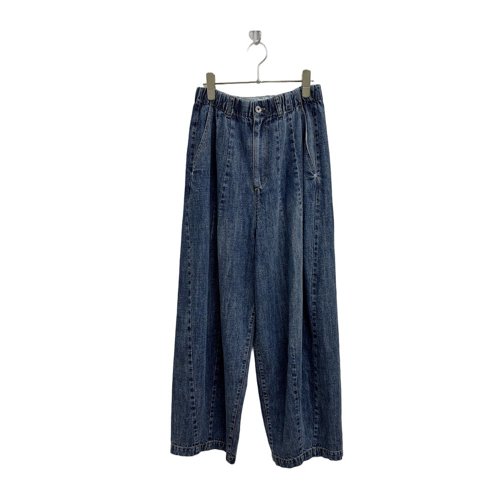 ayane】 826502 麻混デニムバレルレッグパンツ | selectshopB5