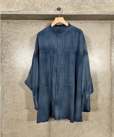 【RILATO】  L25300 2.5oz tow side pocket denim shirt