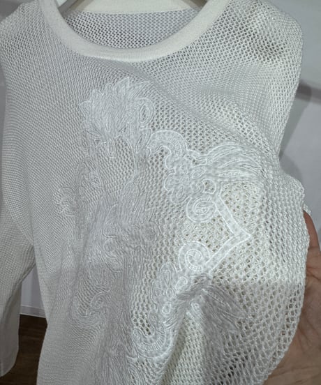 【PRIORITY 26AW】 P67003KR 刺繍メッシュ PO