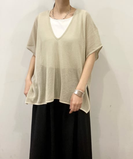 【sirodelabonte】R523106 mesh vest hightwist cotton
