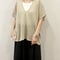 【sirodelabonte】R523106 mesh vest hightwist cotton