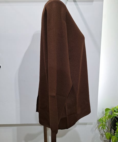 【ATELIER SIX】HL-11256310 ジャガード編モックネックプルオーバー