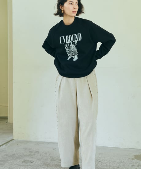 【ruxe 26AW】2634560 ZEBRA-Print スウェット
