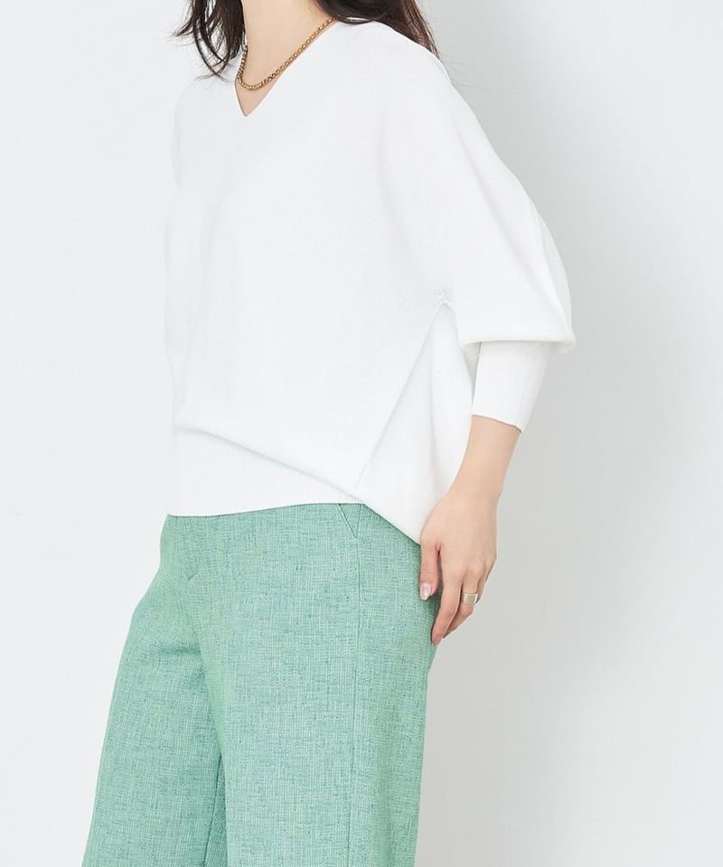 MICA&DEAL】0125108004 Vネックニットプルオーバー | selectshopB5