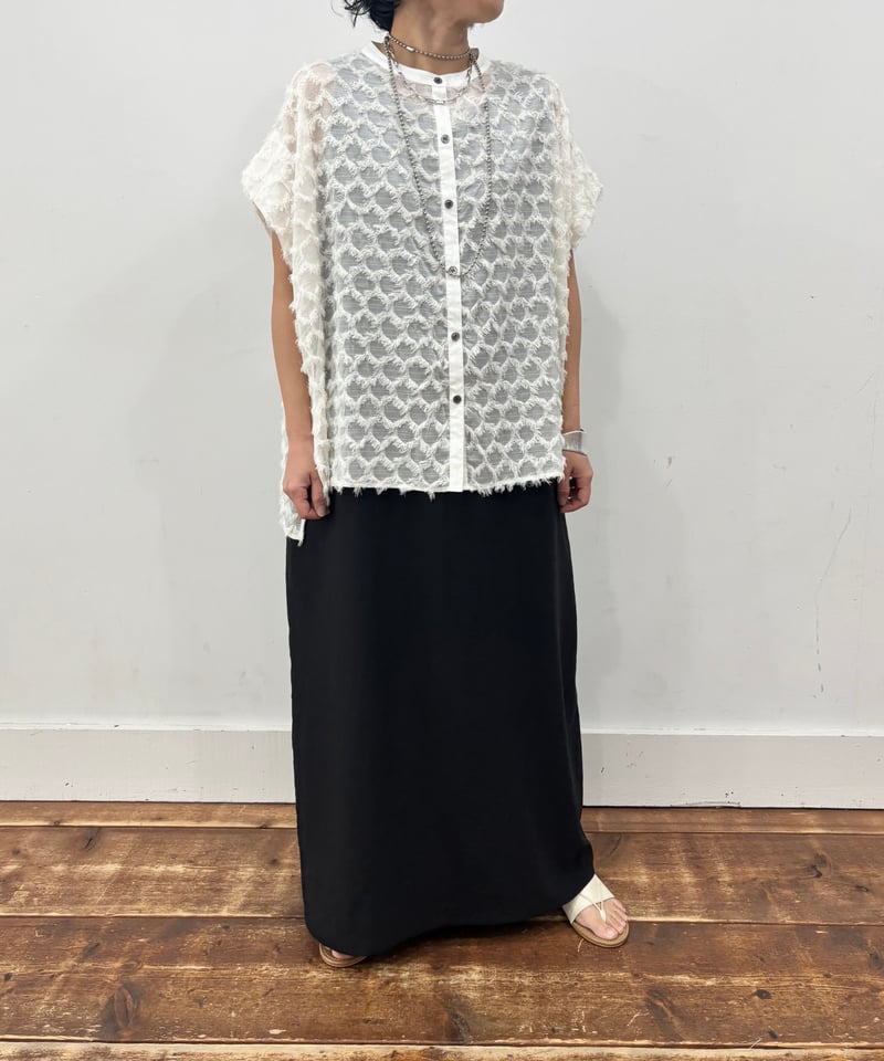 siro de labonte】 R623306 tuck sleeve blouse ／