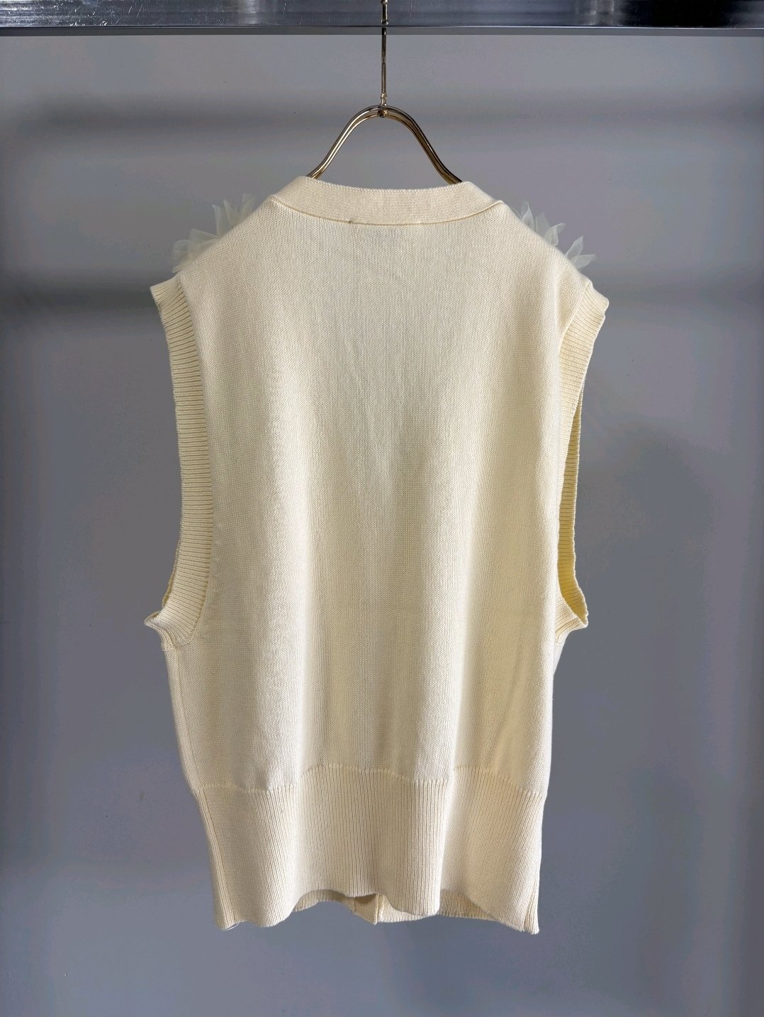 MARGAUX VINTAGE】KN - 26021 - S チュールフリルベスト | se