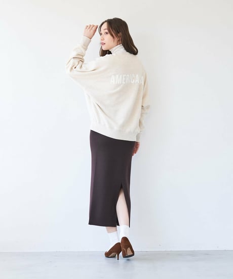 【MICA&DEAL】0123302193ニットロングスカート