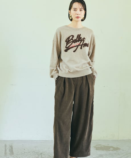 【ruxe 26AW】2634420 2WAYロゴニット