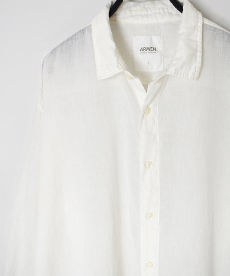 【ARMEN】INAM2502G3D OVERDYE UTILITY REGULAR COLLAR SHIRT