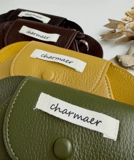 【charmaer 26AW】276883　レザーグラスケース