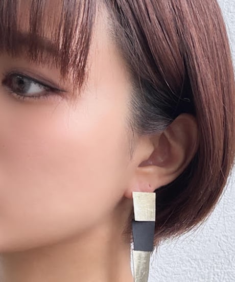 【charmaer 26AW】276803　シンプルモダンピアス