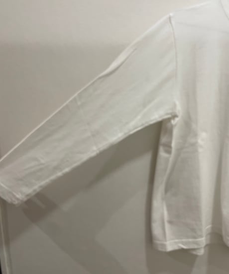 【le ciel de HARRISS】BK252- 11210 小さめロゴ 長袖Tシャツ