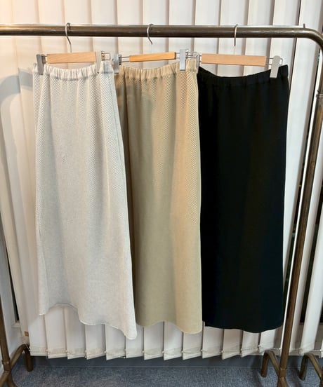 【cafune】615604 waffle relax skirt