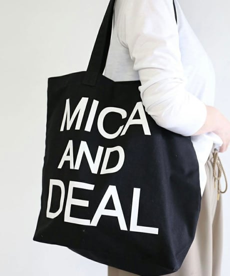 【MICA&DEAL】M00E023GD ロゴコットンバッグ