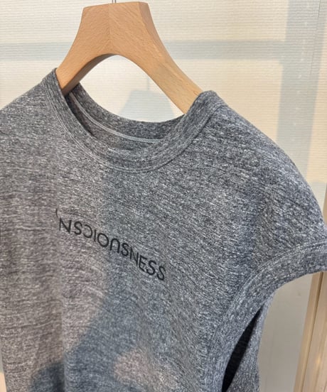 【cafune 】535938 slub cotton logo tee