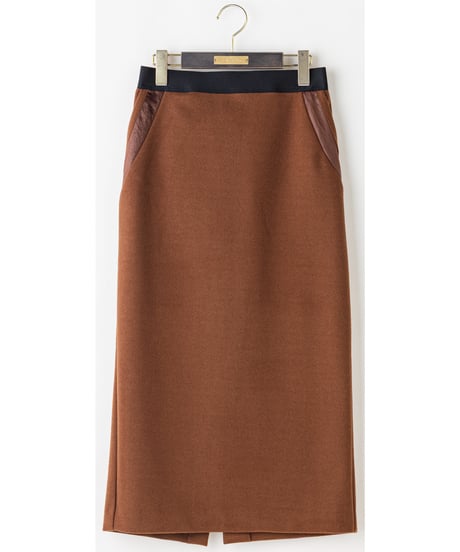 【Lallia Mu 26AW】2614851 オーガンジーポケットタイトスカート