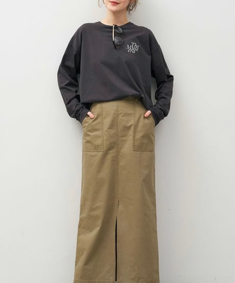 【MICA&DEAL】0125309245 バックプリントロゴロングT-shirt