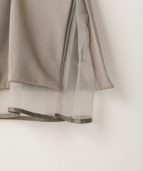 【Lallia Mu 26AW】2614855　ジャージースカート