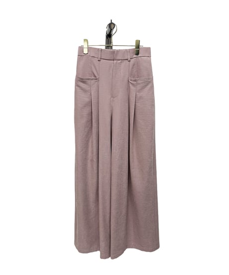 【ayane 26AW】 856748 スエード調ワイドパンツ