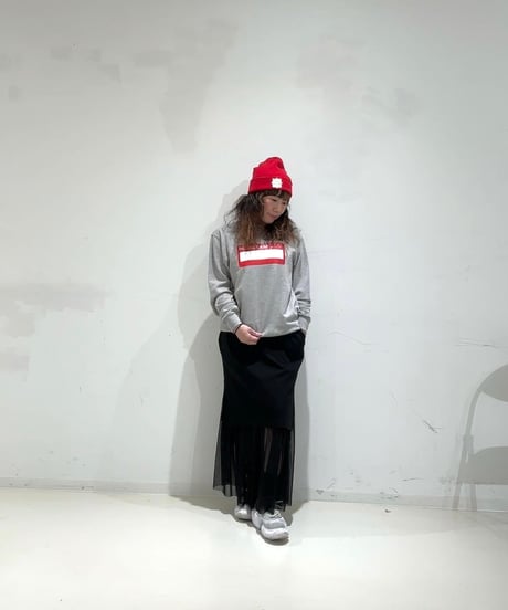 【sfide】 1262016 "HELLO, I AM"のロゴスウェット