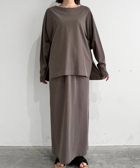 【cafune】525613 dry cotton tight skirt