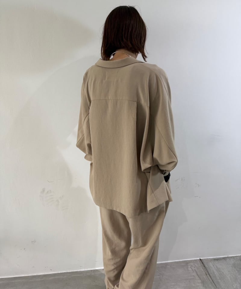 cafune】 535416 drape washer dolman jacket | s