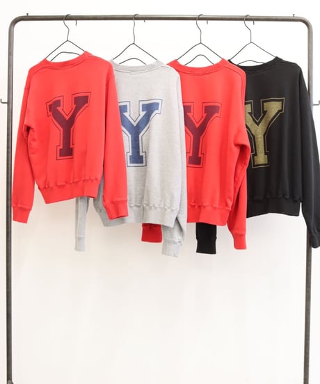 【LE MÉLANGE 26AW】8641008/8641007 フレンチテリーYトレーナー