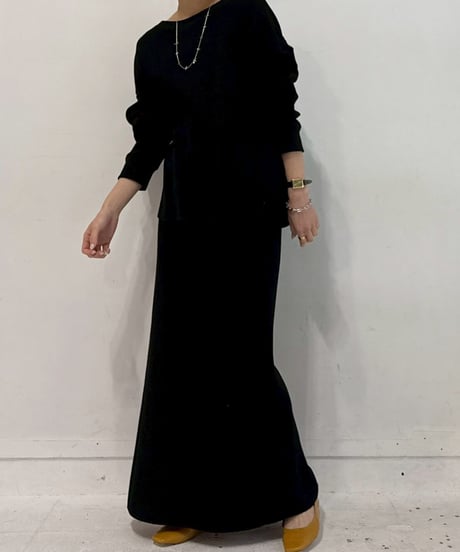 【cafune】615604 waffle relax skirt
