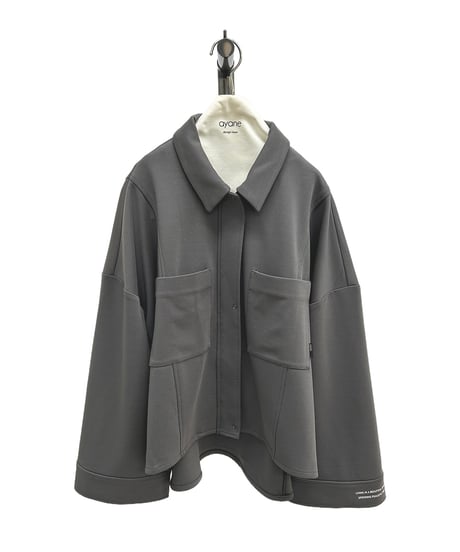 【ayane 26AW】 856726 ポリエステルポンチブルゾン